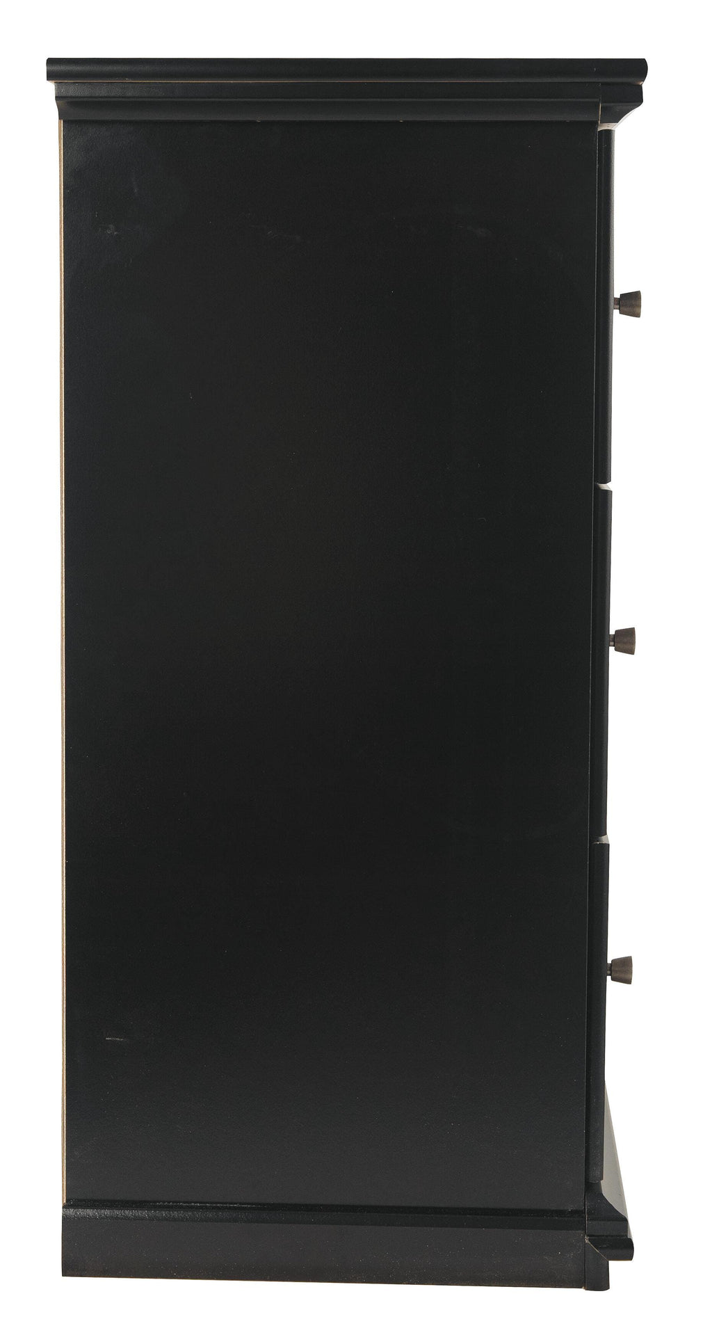 Maribel Dresser in Black, side view