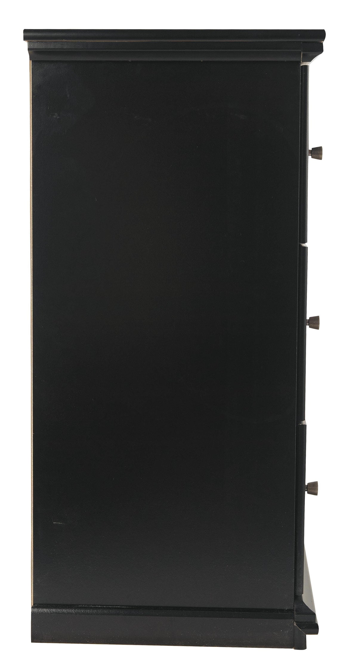 Maribel Dresser in Black, side view