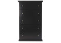 Maribel Twin Panel Bed with Mirrored Dresser and Chest