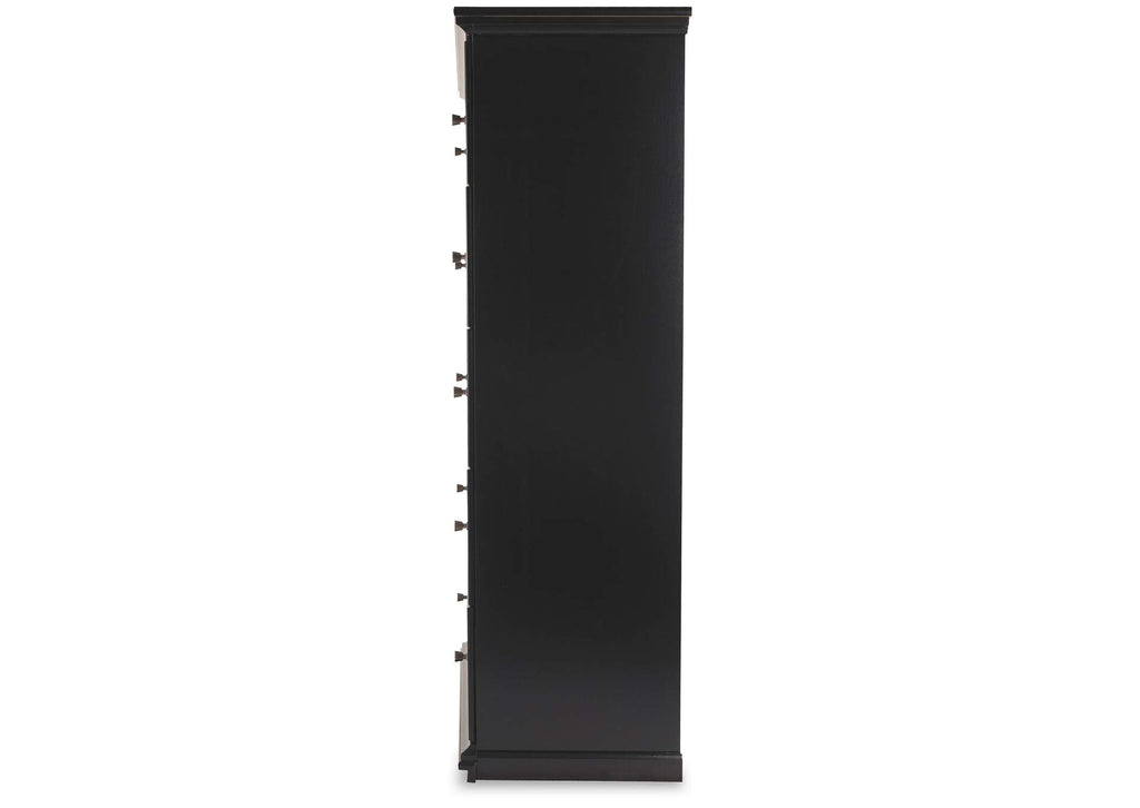 Maribel Twin Panel Bed, Dresser, Mirror, Chest and 2 Nightstands side view