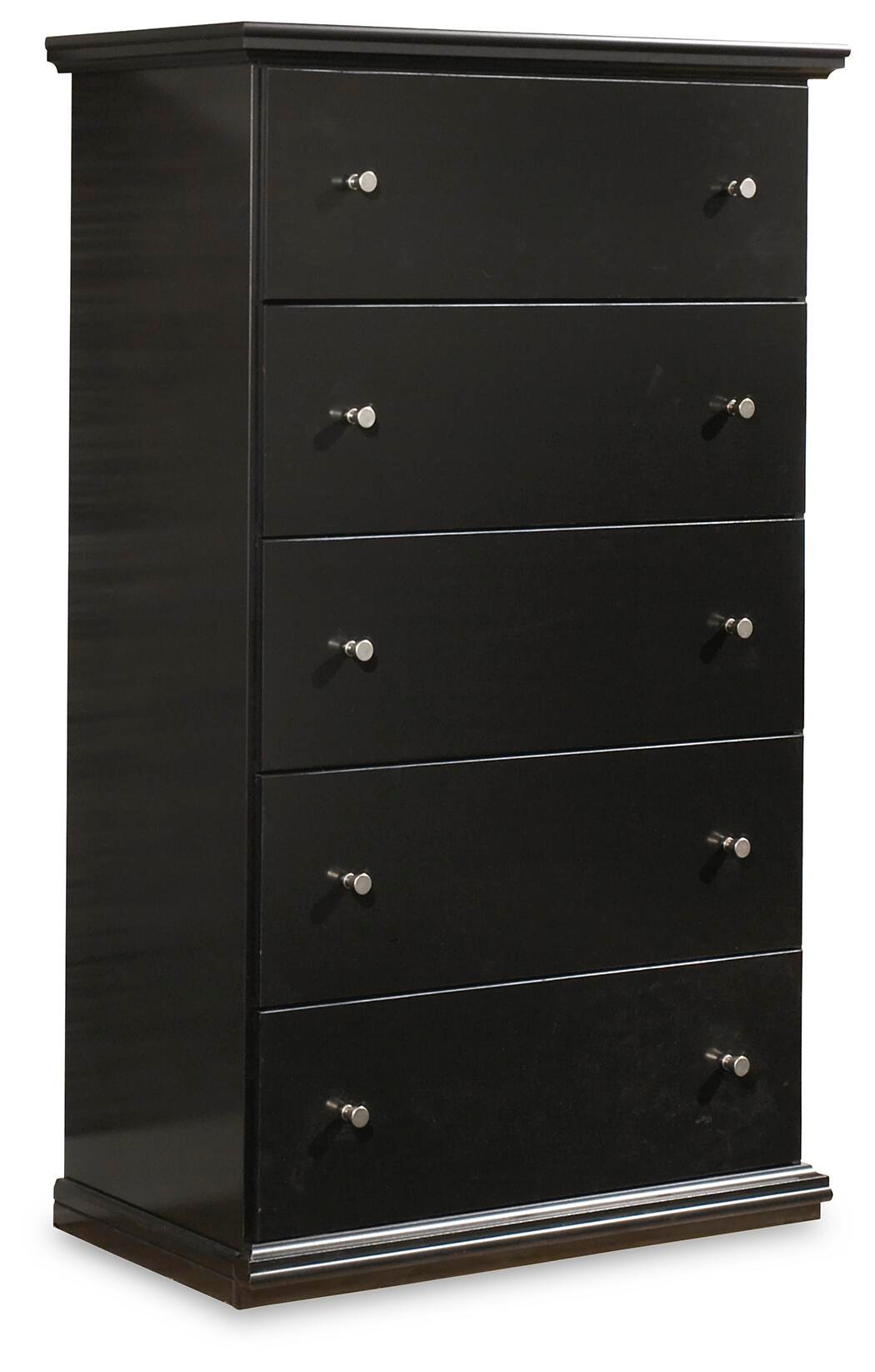 Maribel Chest of Drawers in Black, alternate view 2