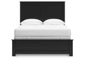 Maribel Full Panel Bed with Mirrored Dresser and Chest