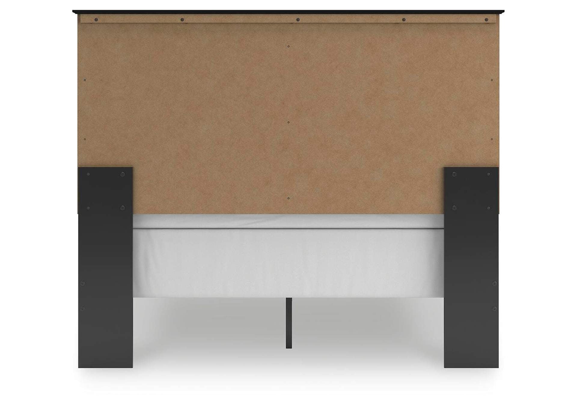 Maribel Queen Panel Bed with Mirrored Dresser, Chest and Nightstand