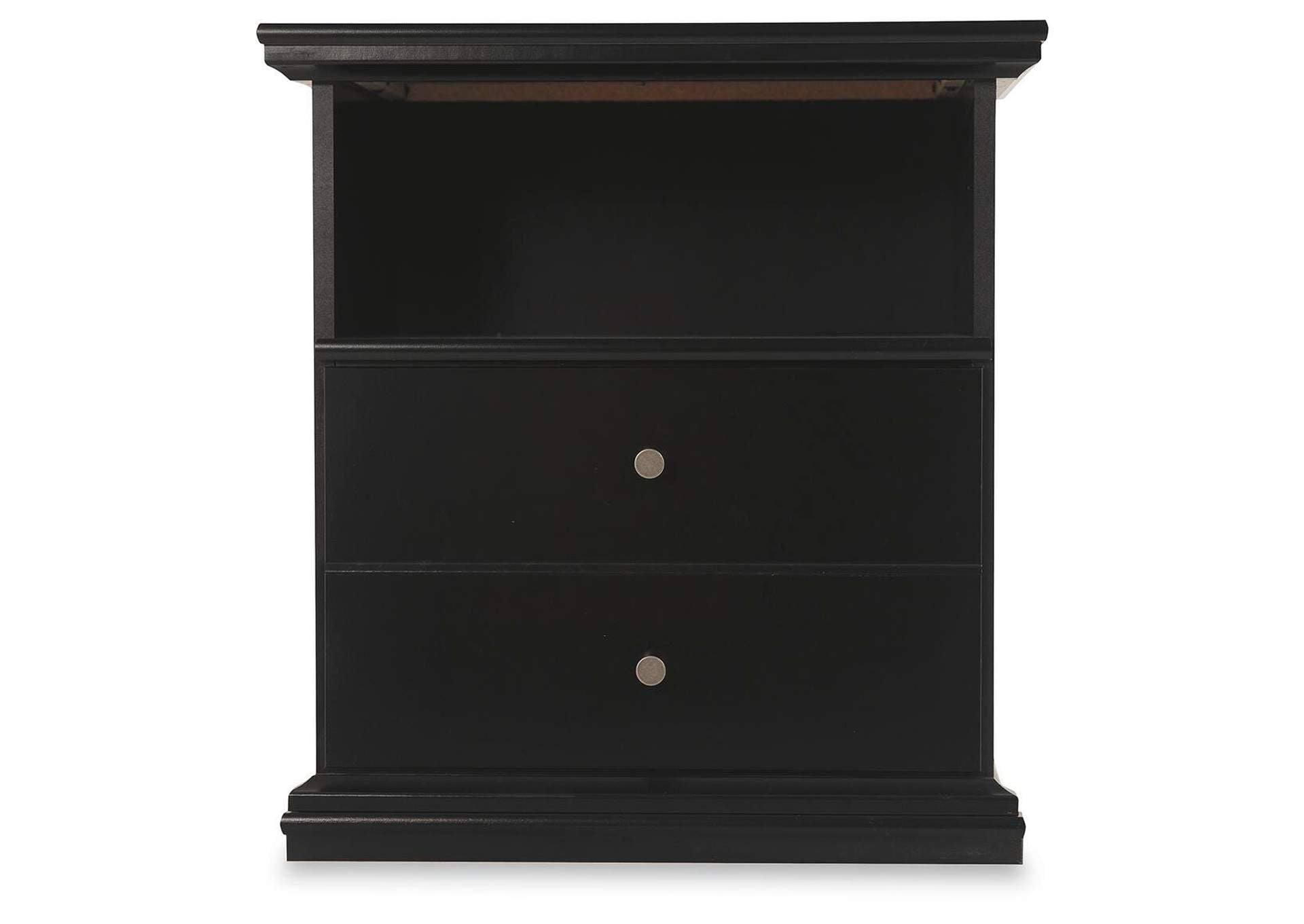 Maribel Twin Panel Bed with Mirrored Dresser, Chest and Nightstand