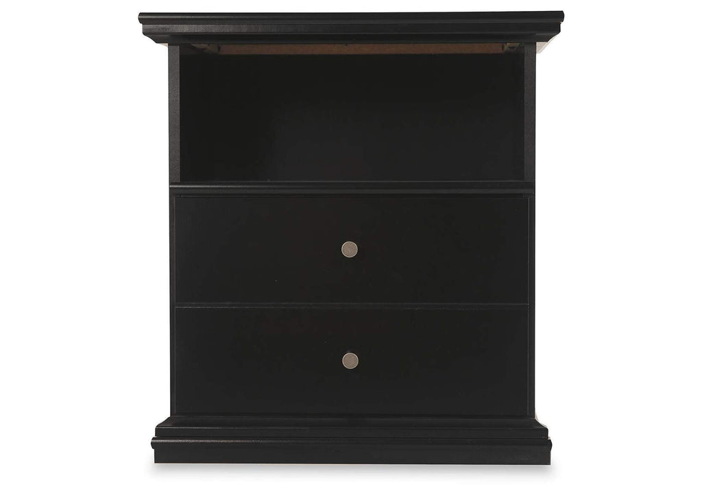 Maribel Twin Panel Bed with Mirrored Dresser and Nightstand