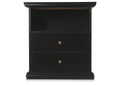 Maribel Twin Panel Bed with Mirrored Dresser and Nightstand