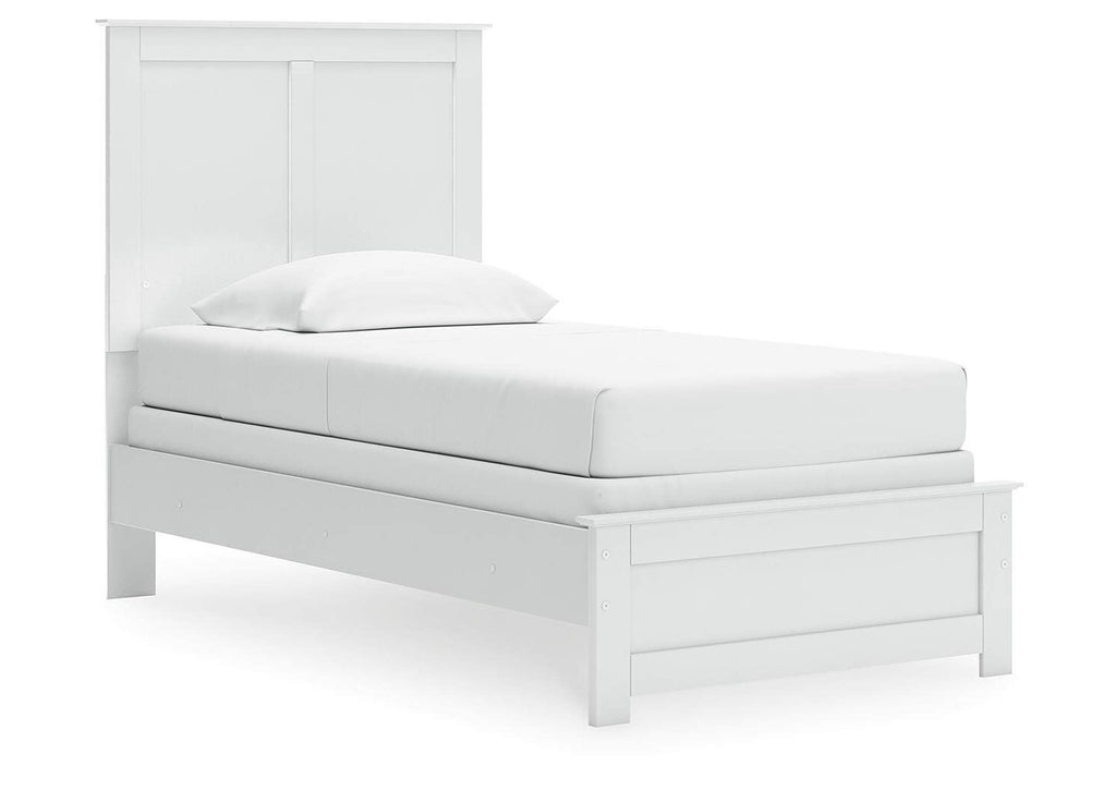 Bostwick Shoals Twin Panel Bed and Dresser angled view