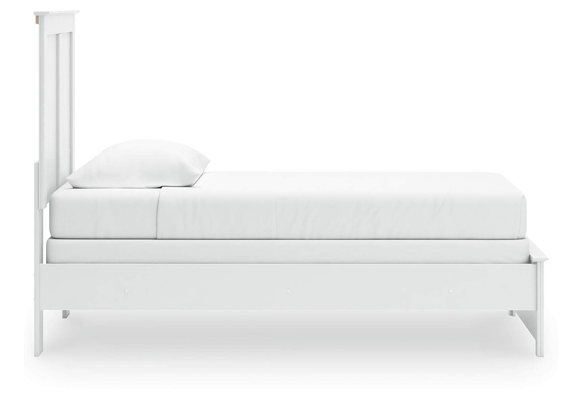 Bostwick Shoals Twin Panel Bed, Dresser and Nightstand side view