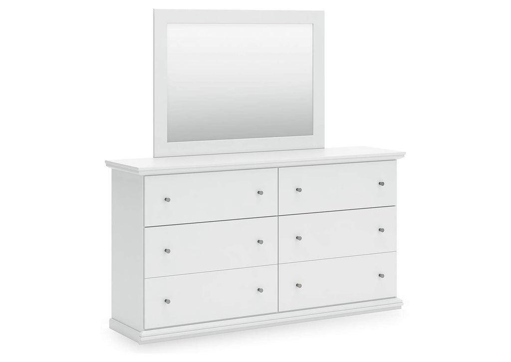 Bostwick Shoals King Panel Bed, Dresser, Mirror, Chest and 2 Nightstands angled view