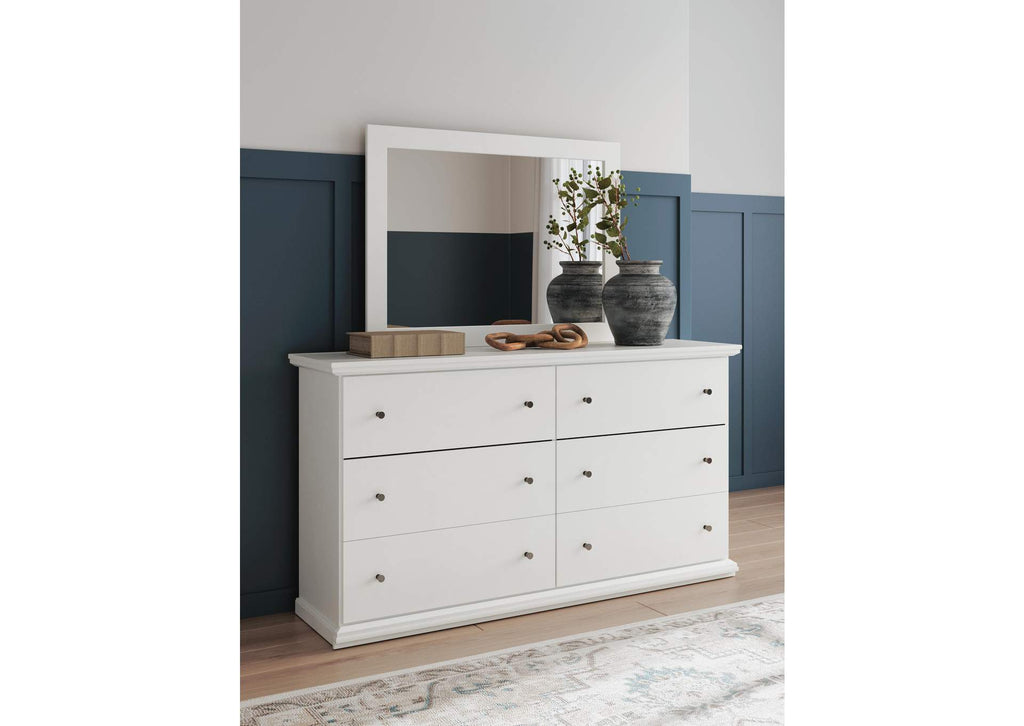 Bostwick Shoals King Panel Bed, Dresser, Mirror and 2 Nightstands