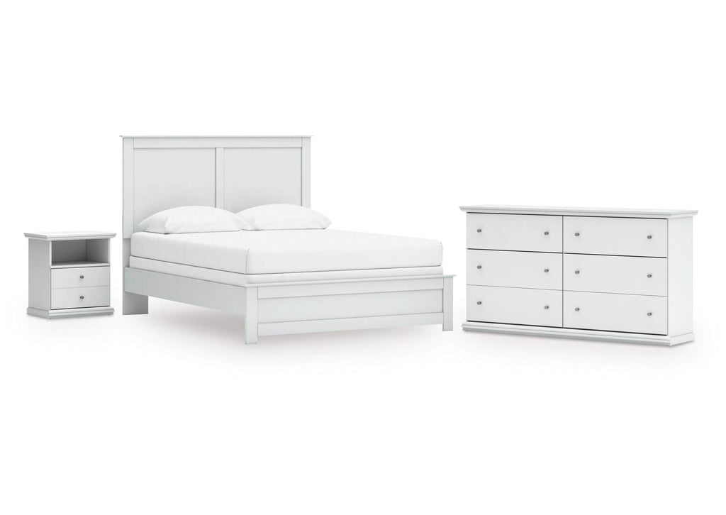 Bostwick Shoals Queen Panel Bed, Dresser and Nightstand
