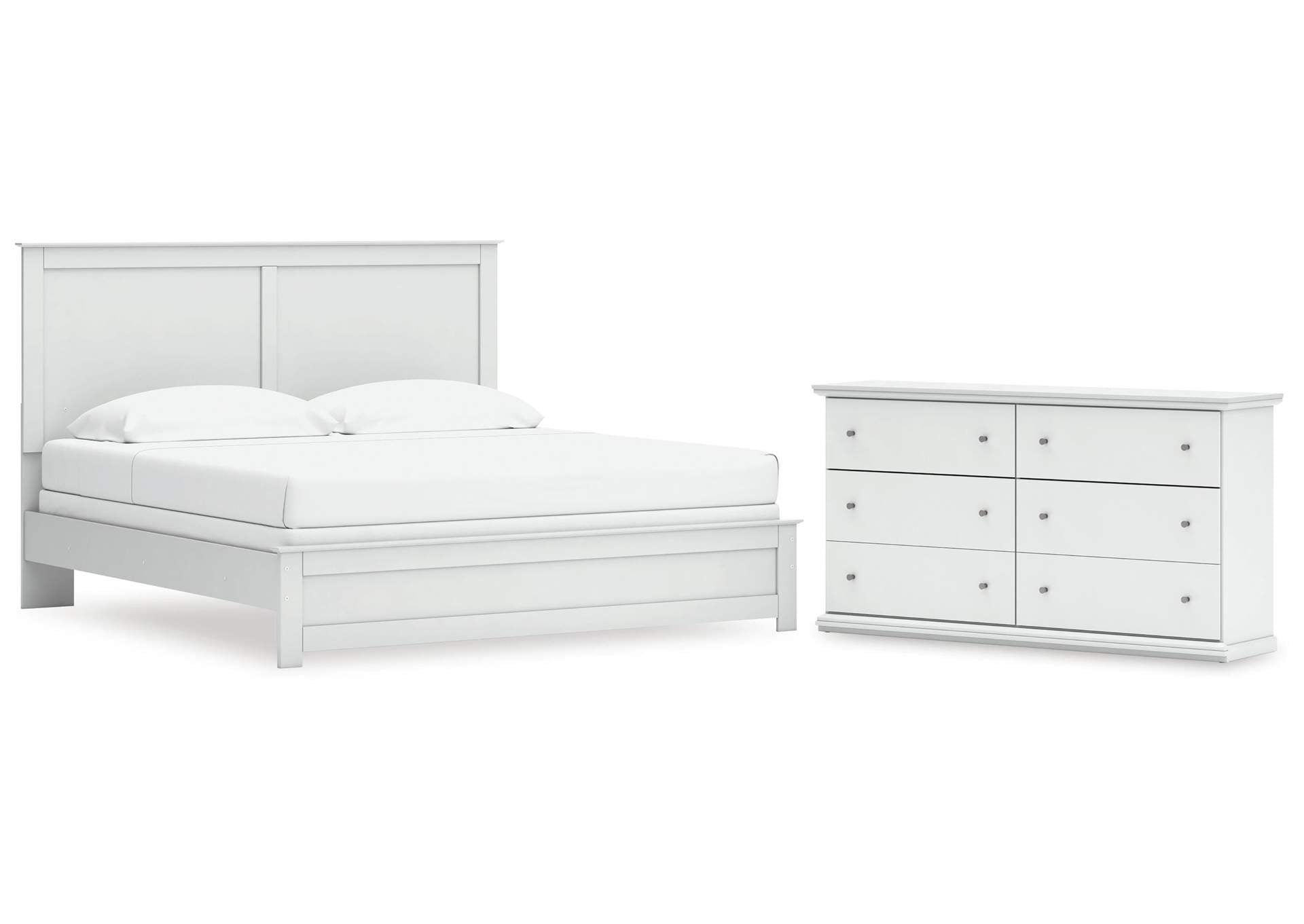 Bostwick Shoals King Panel Bed and Dresser