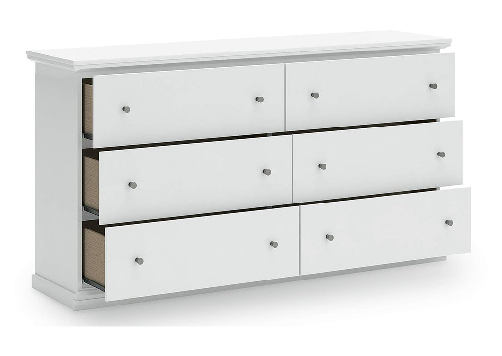 Bostwick Shoals Twin Panel Bed and Dresser angled view