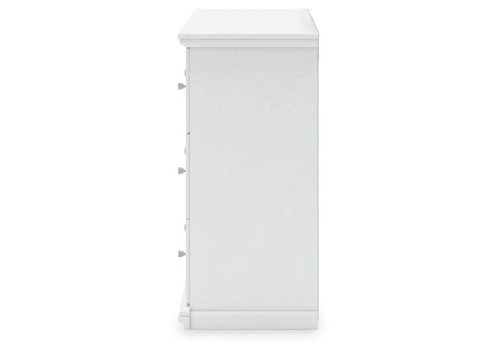 Bostwick Shoals Twin Panel Bed and Dresser side view