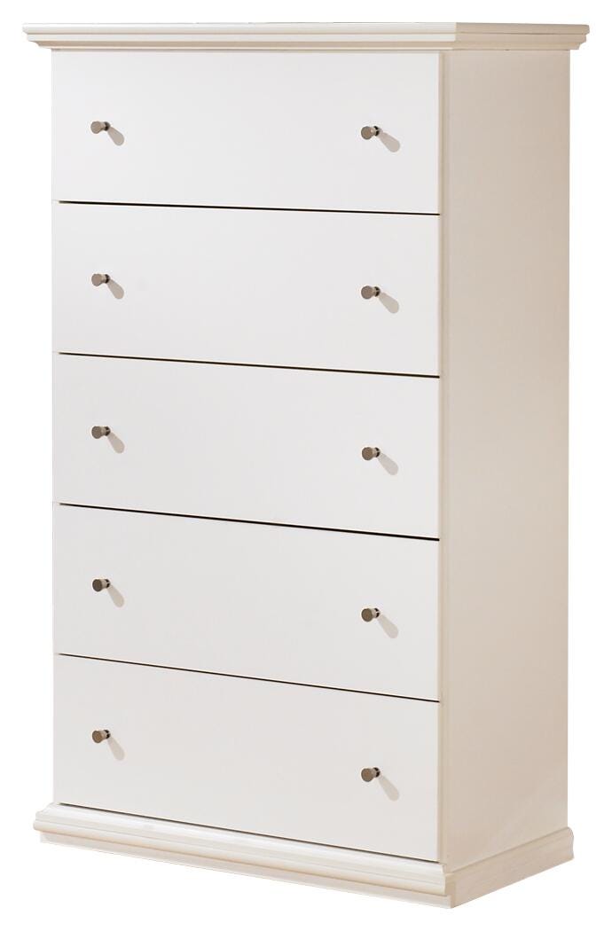 Bostwick Shoals Chest of Drawers in White, alternate view 2