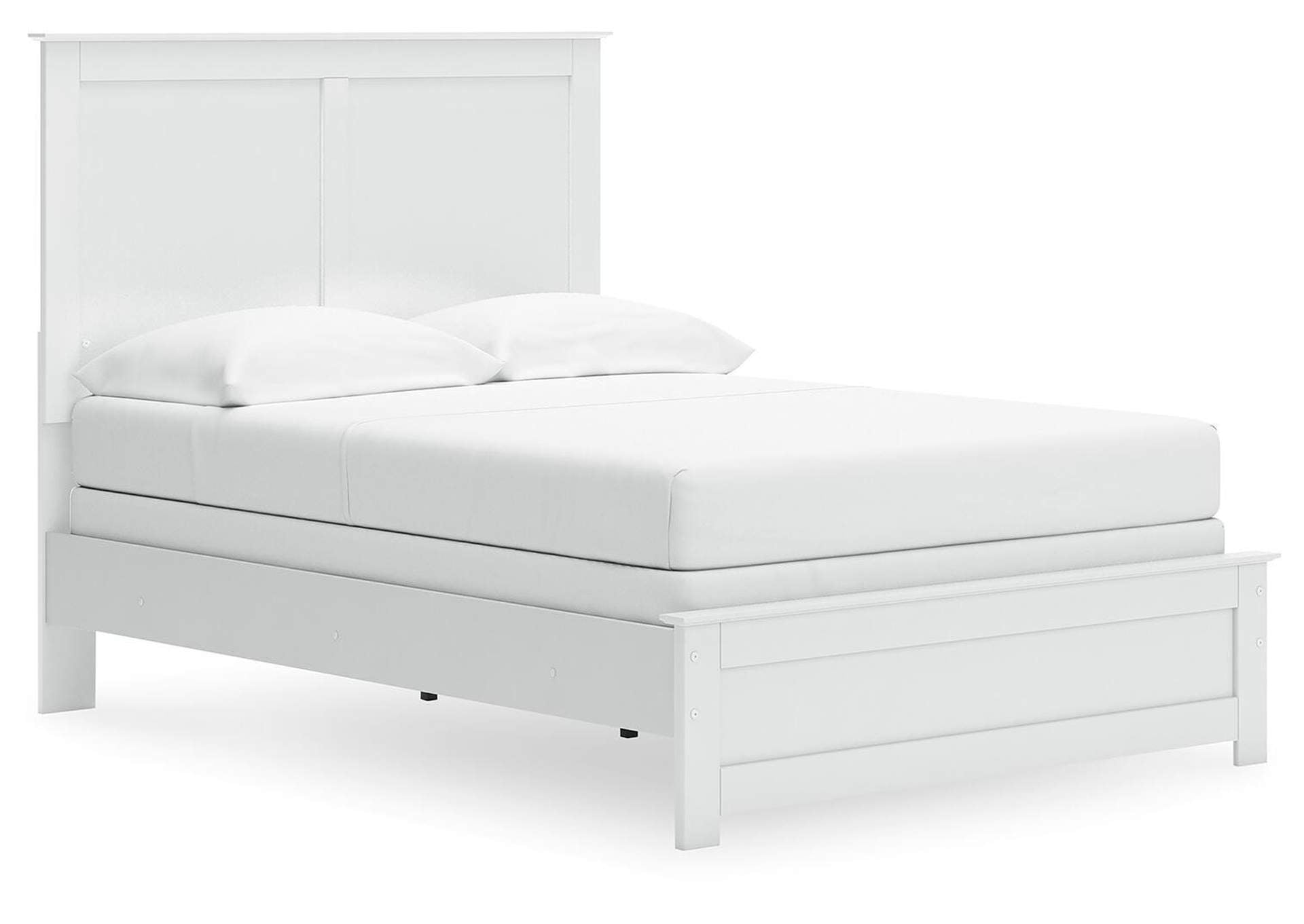 Bostwick Shoals Full Panel Bed with Mirrored Dresser, Chest and Nightstand angled view