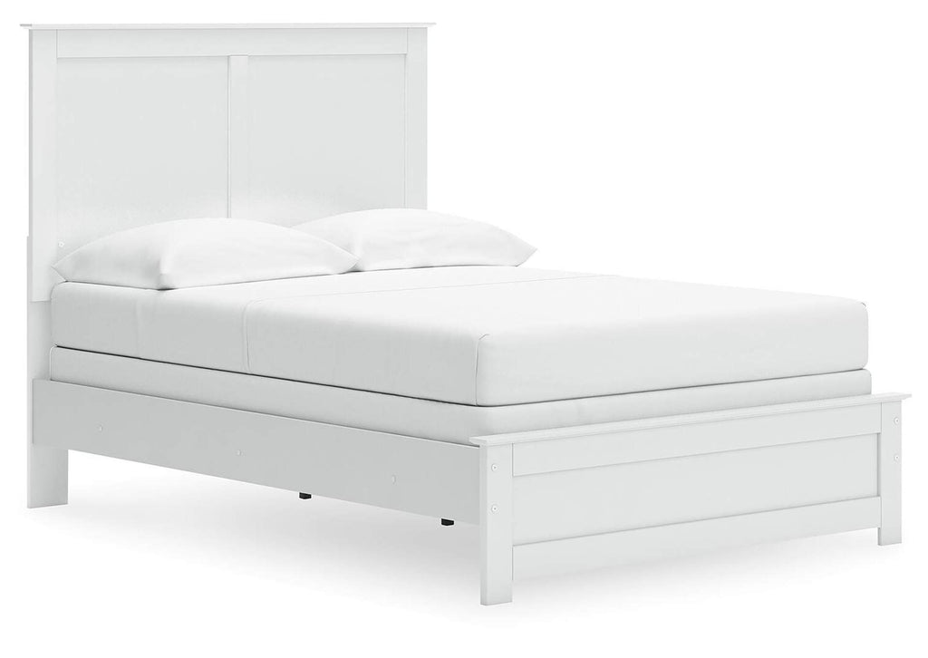Bostwick Shoals Full Panel Bed and Dresser angled view