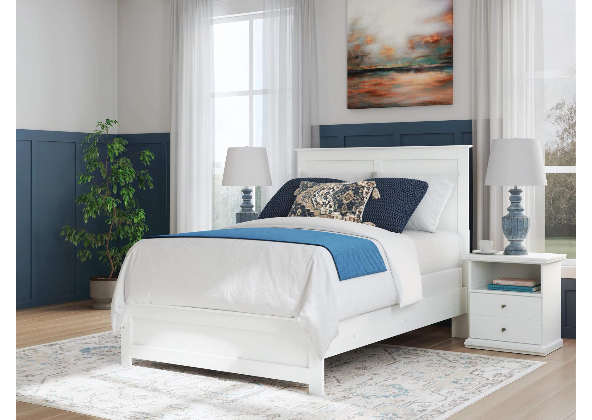 Bostwick Shoals Full Panel Bed and Dresser