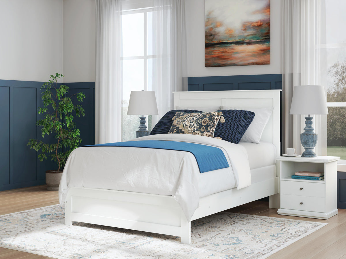 Bostwick Shoals Full Panel Bed in White, alternate view 2