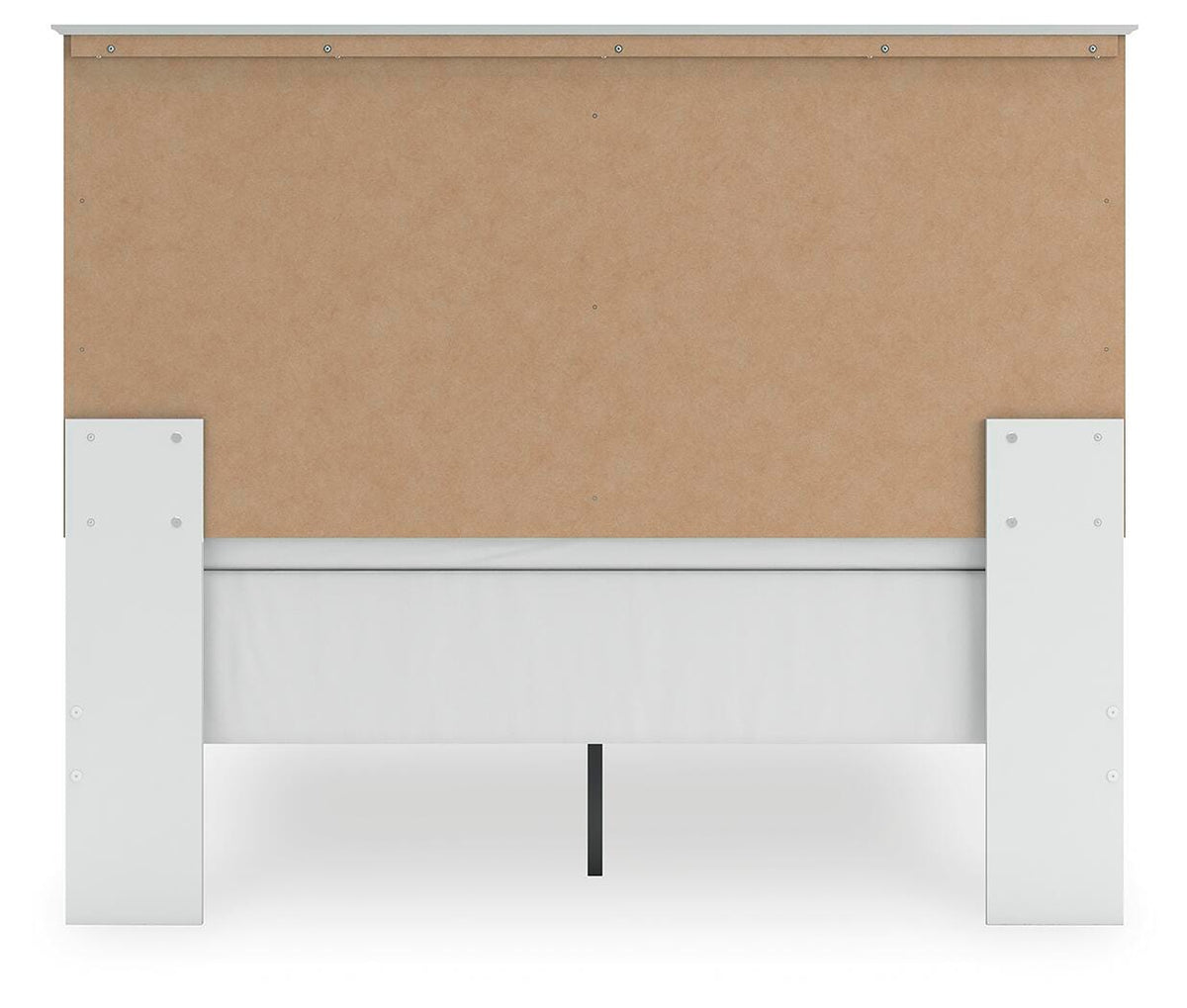 Bostwick Shoals Queen Panel Bed in White, back view