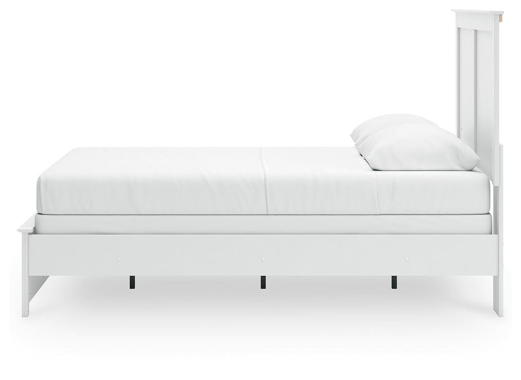 Bostwick Shoals Queen Panel Bed in White, alternate side view