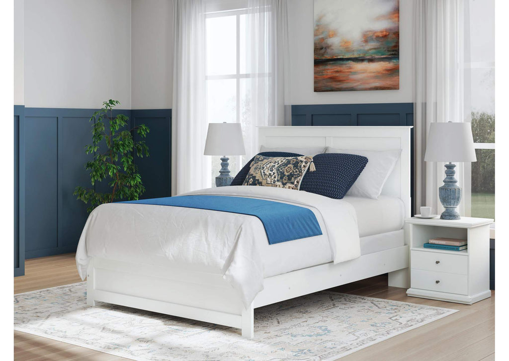 Bostwick Shoals Queen Panel Bed, Dresser, Mirror and 2 Nightstands