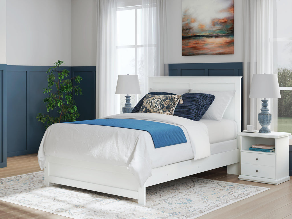 Bostwick Shoals Queen Panel Bed in White, alternate view 2
