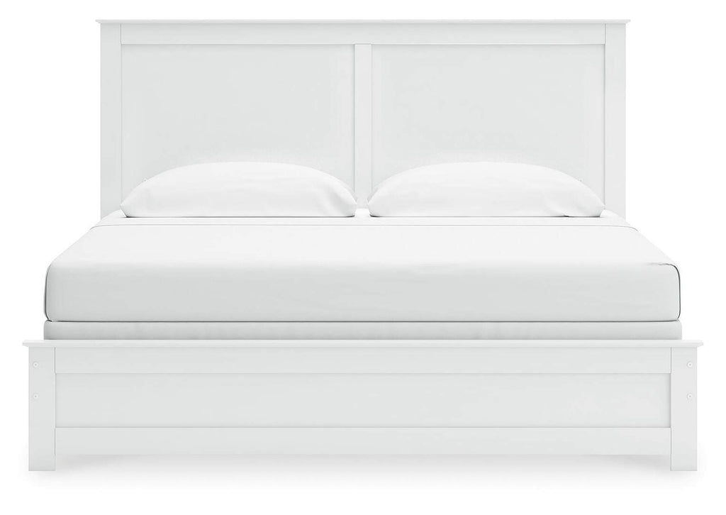 Bostwick Shoals King Panel Bed, Dresser and Nightstand