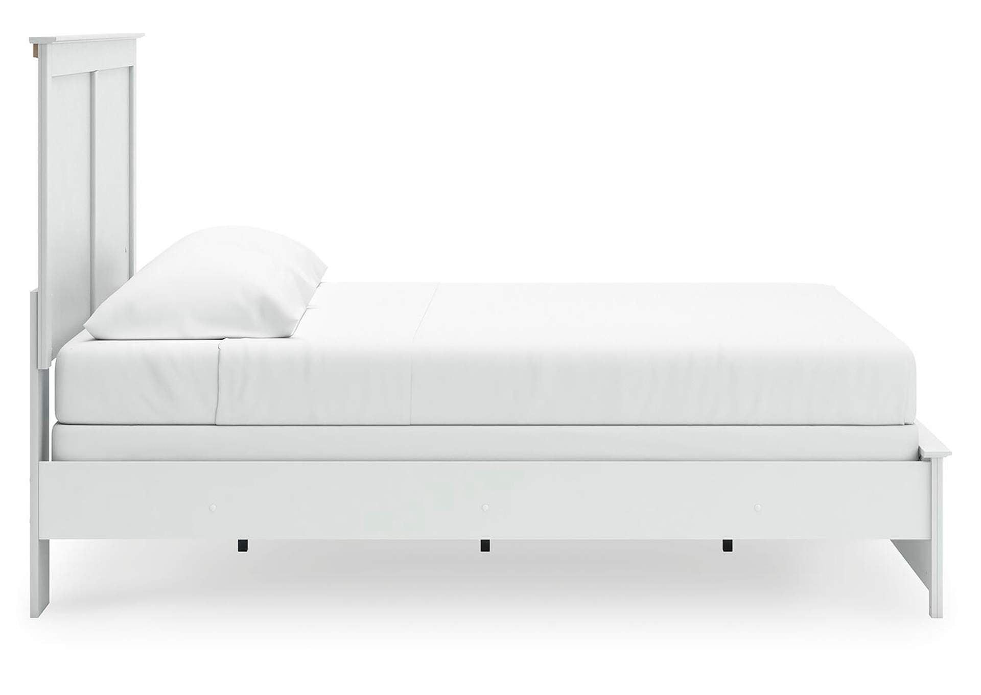 Bostwick Shoals King Panel Bed, Dresser and Nightstand side view