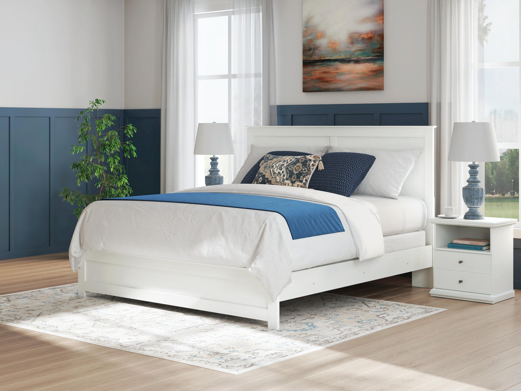 Bostwick Shoals King Panel Bed in White, alternate view 2