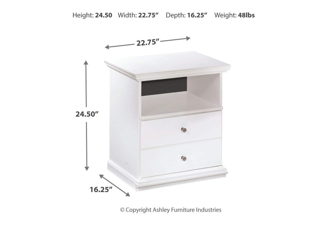 Bostwick Shoals Full Panel Bed with Mirrored Dresser and Nightstand dimensions