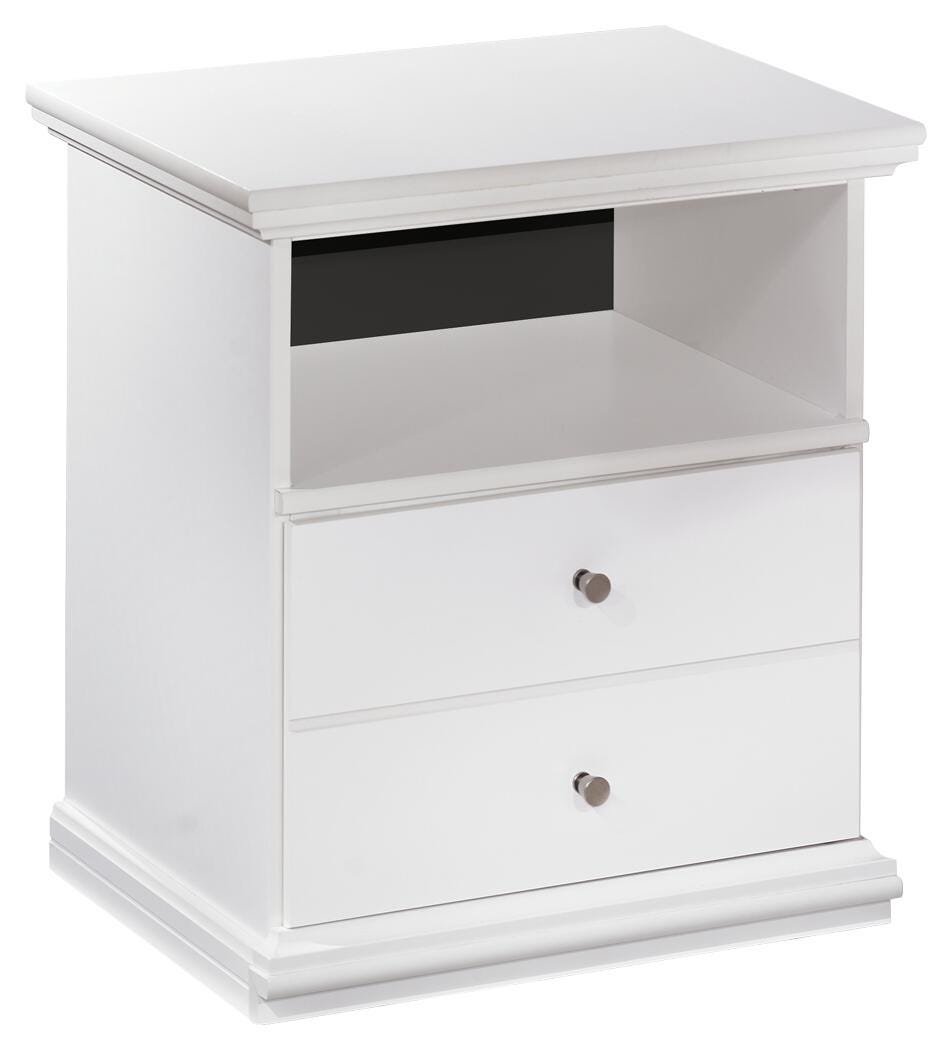 Bostwick Shoals Nightstand in White, alternate view 2