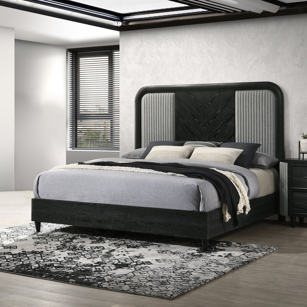 Skyline Queen Bed - Onyx