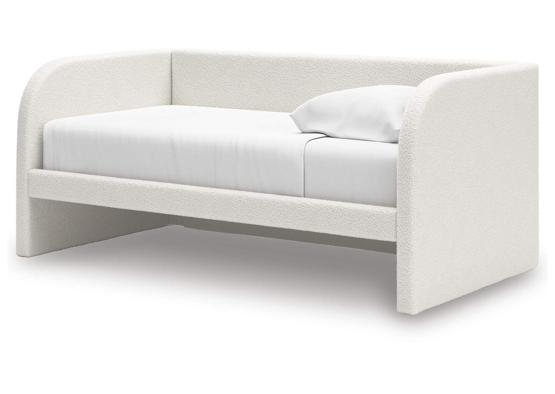 Arloster Twin Upholstered Day Bed angled view