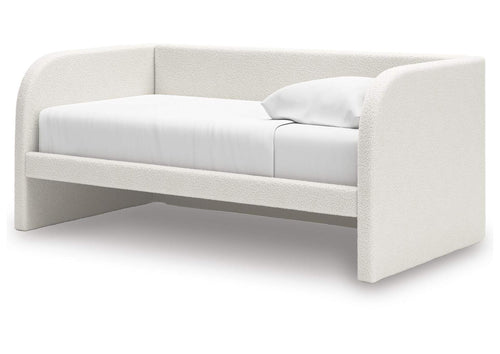 Arloster Twin Upholstered Day Bed angled view