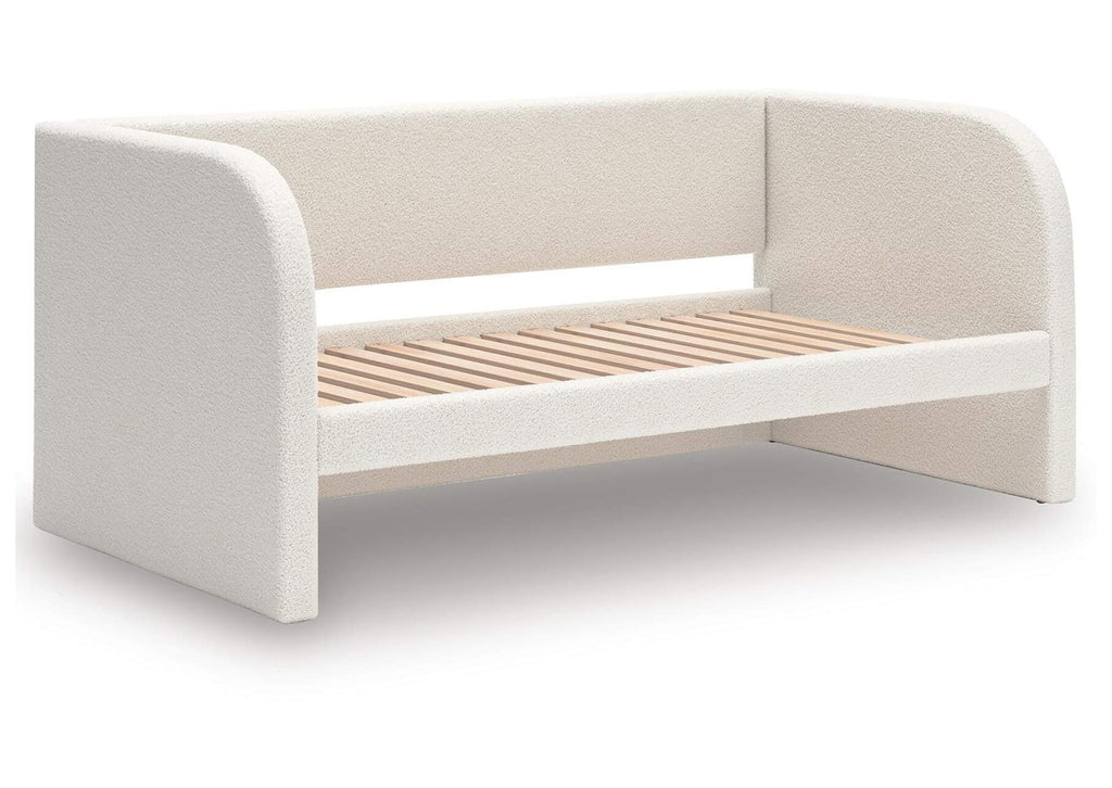 Arloster Twin Upholstered Day Bed angled view