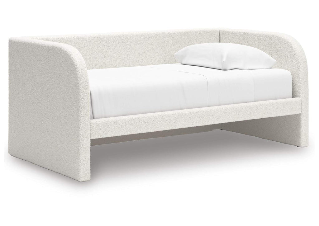 Arloster Twin Upholstered Day Bed angled view