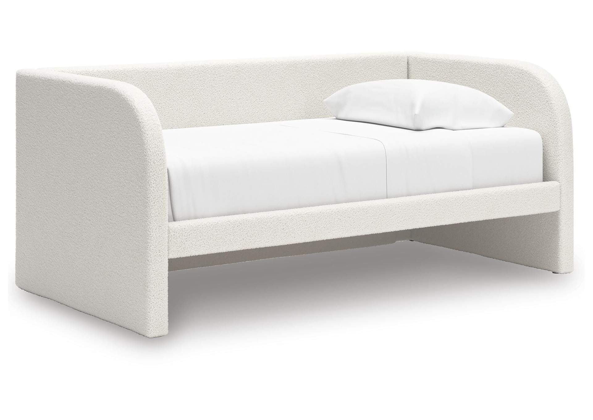 Arloster Twin Upholstered Day Bed angled view