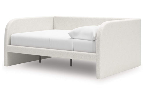 Arloster Full Upholstered Day Bed angled view