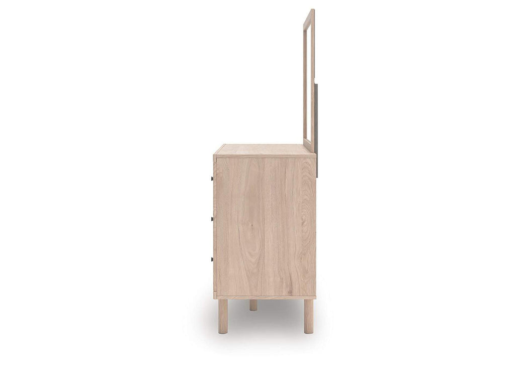 Arloster Dresser and Mirror side view