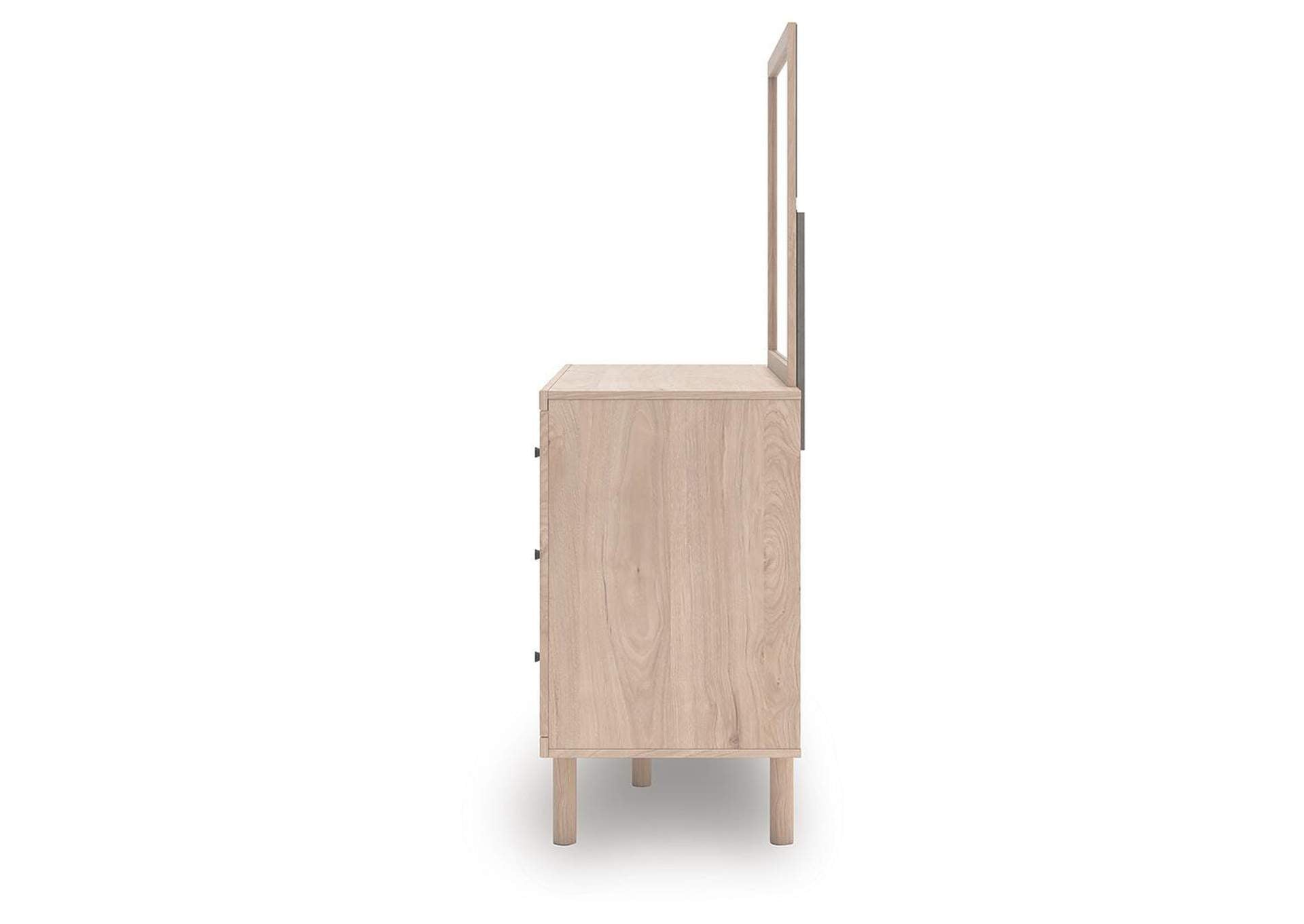 Arloster Dresser and Mirror side view