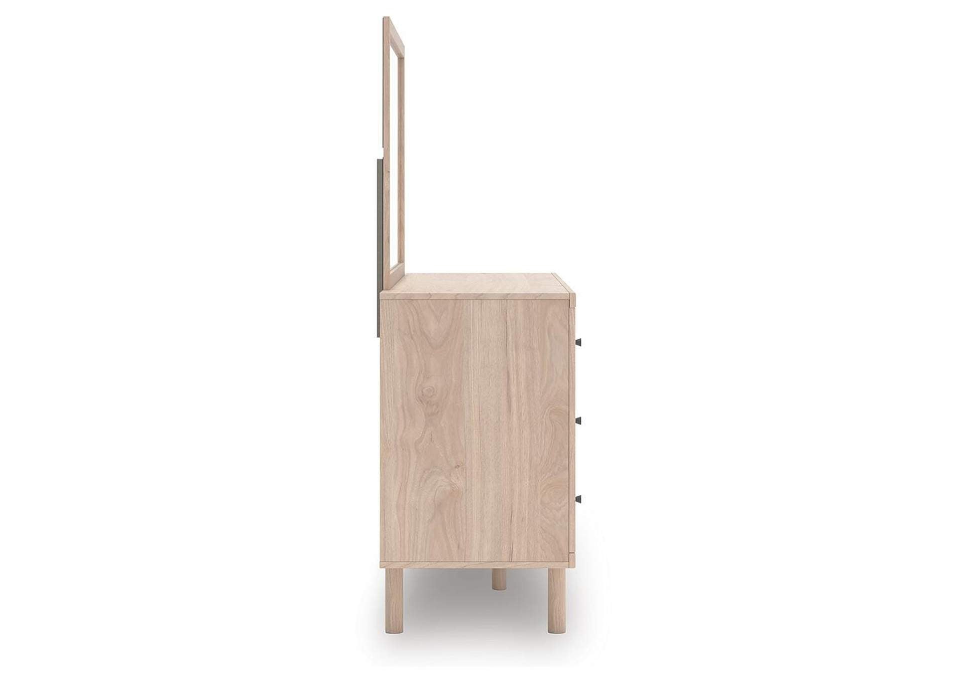 Arloster Dresser and Mirror side view