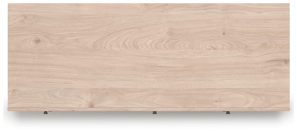 Arloster Dresser in Tan, top view
