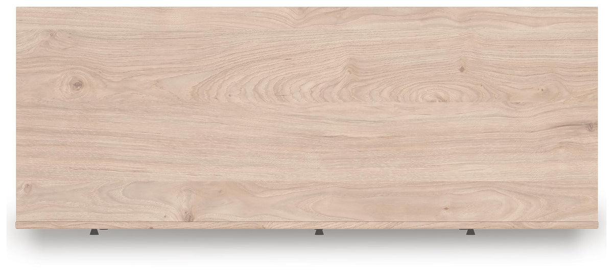 Arloster Dresser in Tan, top view
