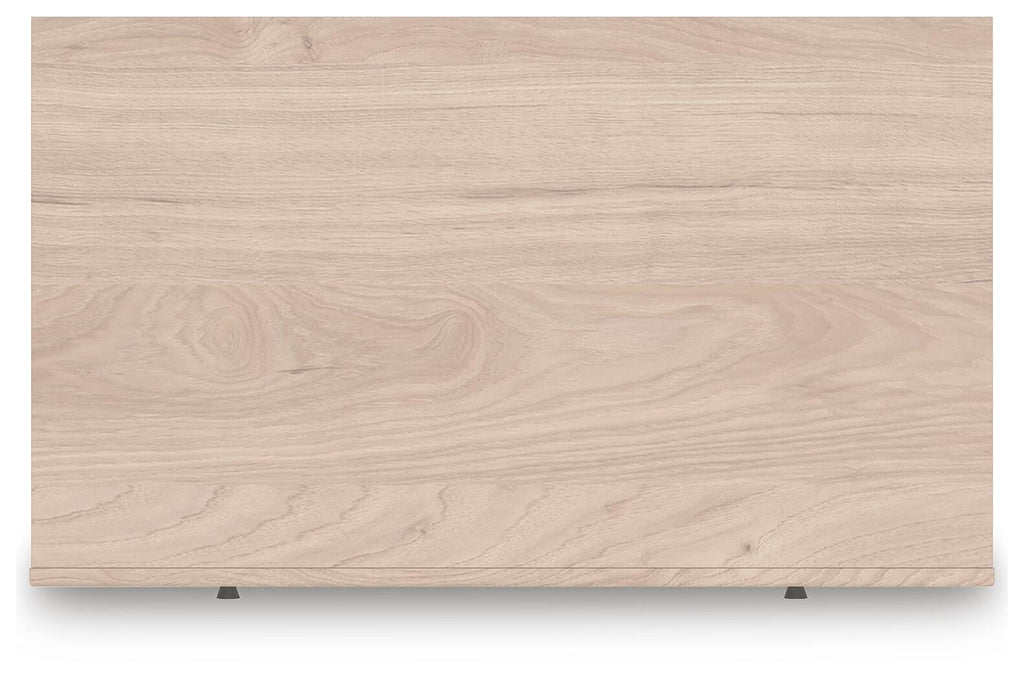 Arloster Chest of Drawers in Tan, top view
