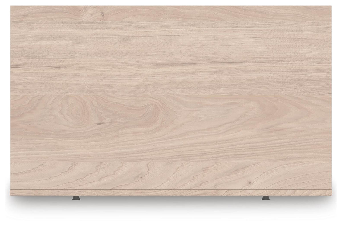 Arloster Chest of Drawers in Tan, top view