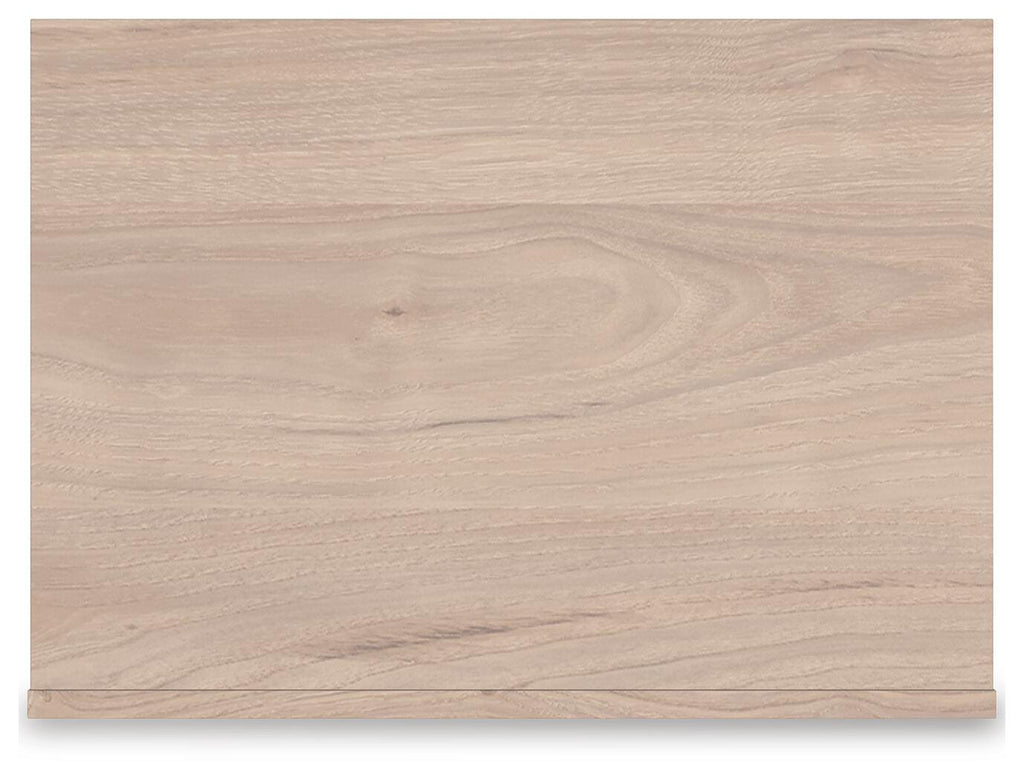 Arloster Nightstand in Tan, top view