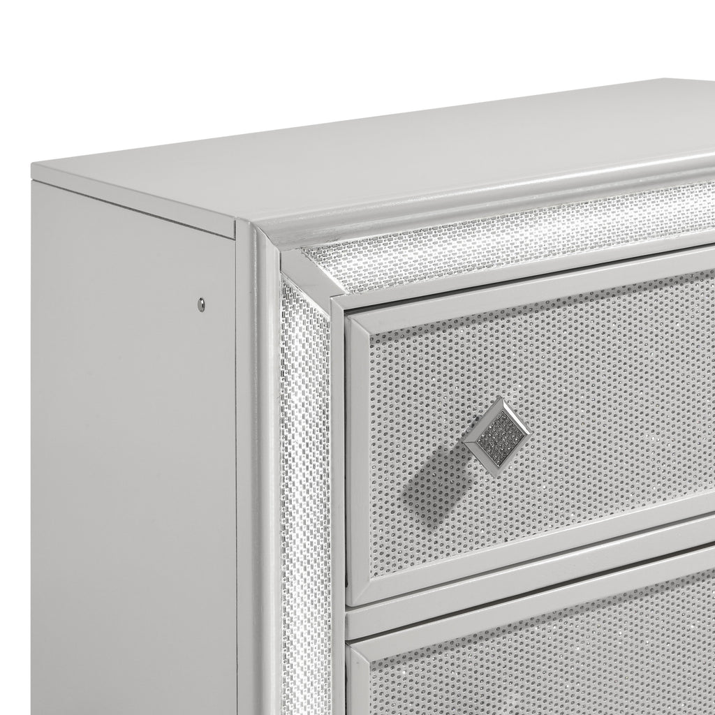 Stardust Nightstand-White