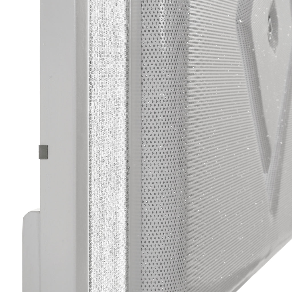 Stardust K Lighted King Bed - White