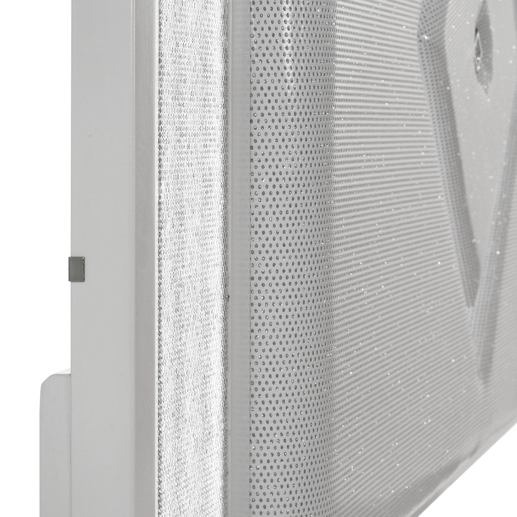 Stardust K Lighted King Bed - White